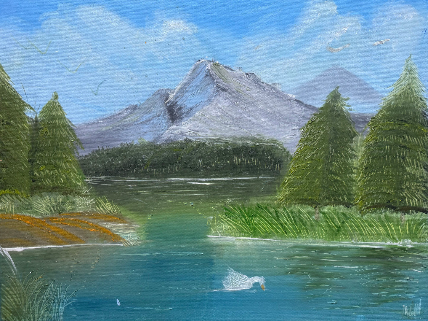 "The Hidden Spot" Original Oil Painting