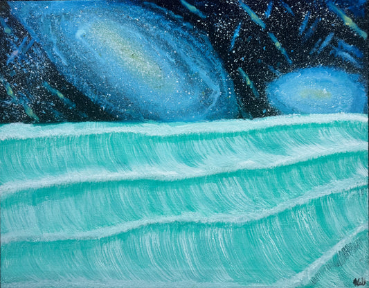 Galactic Waves Print