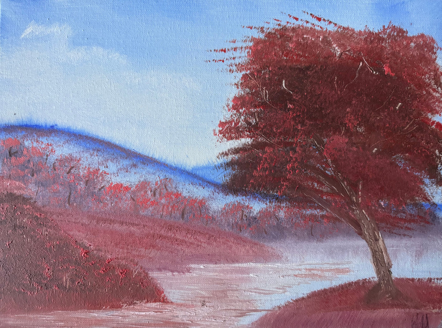 "Redshifted" Original Oil Painting